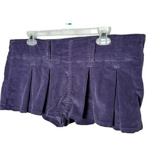 Punky and Perfect: Free People's Purple Corduroy Skort